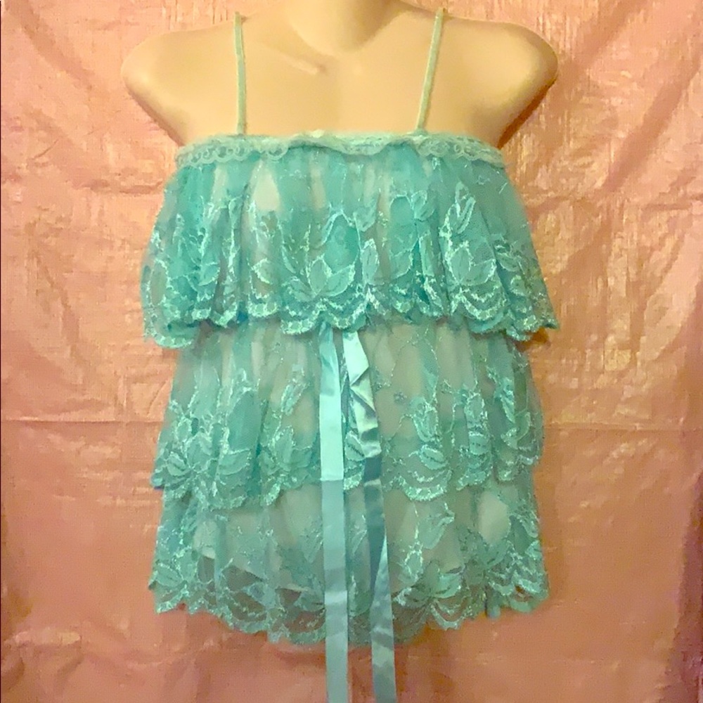 New!!!!!!  Light blue spaghetti strap tank top❤️❤️